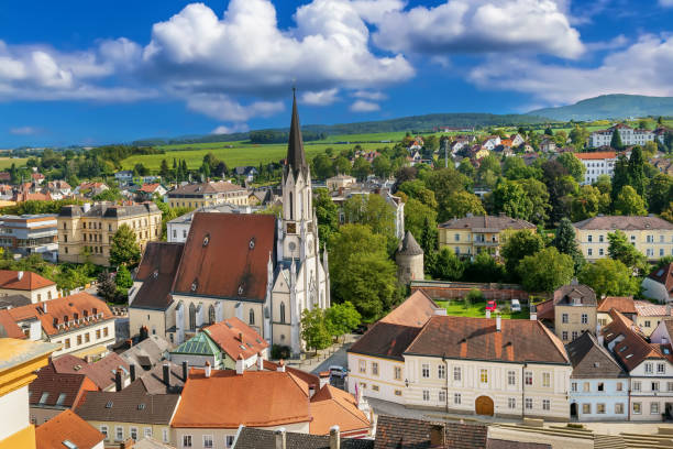 istock View of Melk city, Austria 2196912196