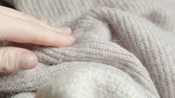 istock Clean, simple, and elegant knitted textures in neutral, nude, and muted shades. 2196912353