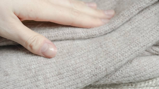 istock Clean, simple, and elegant knitted textures in neutral, nude, and muted shades. 2196912357