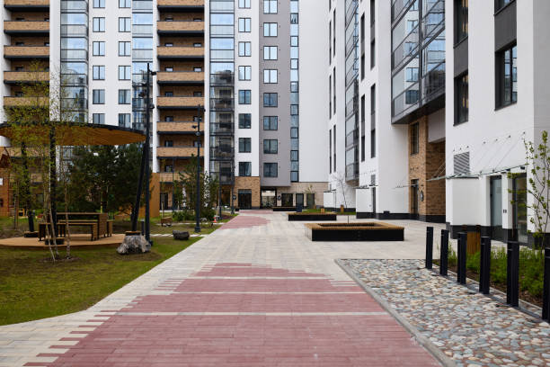 istock A Modern Residential Complex with a Harmonious and Inviting Outdoor Space for All 2196913705