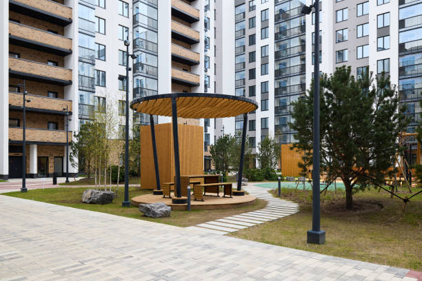 istock A Modern Community Space is strategically located within an Urban Residential Complex 2196913960