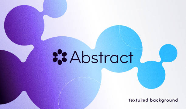 stockillustraties, clipart, cartoons en iconen met abstract nodes technology background - de puntjes verbinden