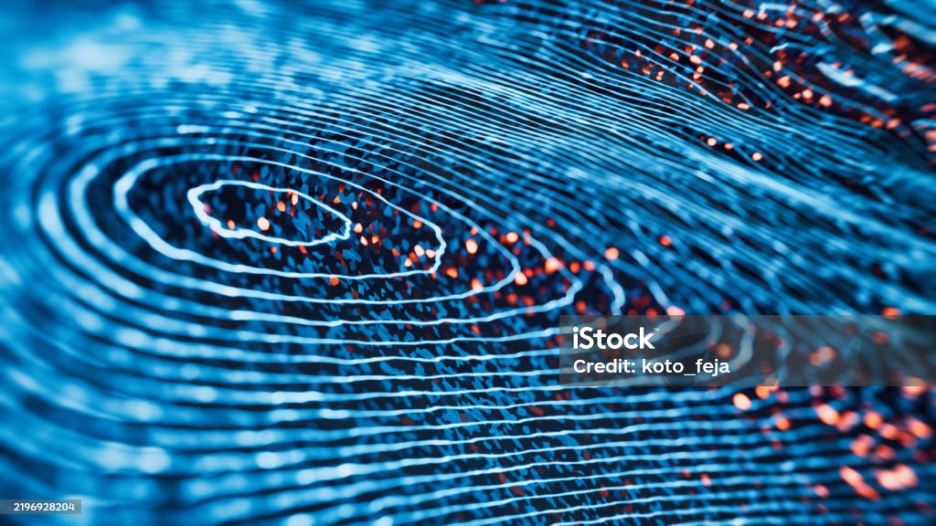 Quantum Interference Example Quantum Wave Interference Visualization Stock Photo - Download Image ...
