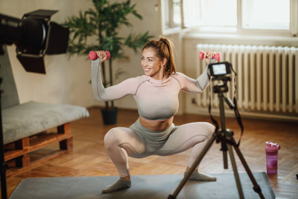 istock Filming A Fitness Tutorial For Her Followers 2196928415
