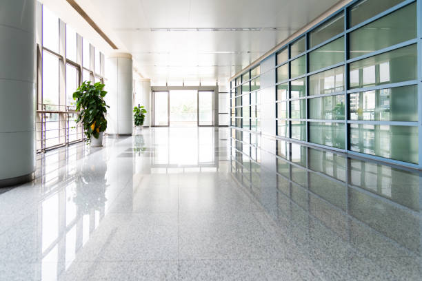istock Entrance hall of modern office building 2196933825