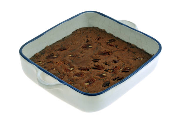 istock Homemade brownie isolated 2196936011