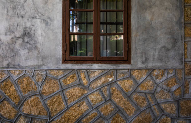 Old window units of the building