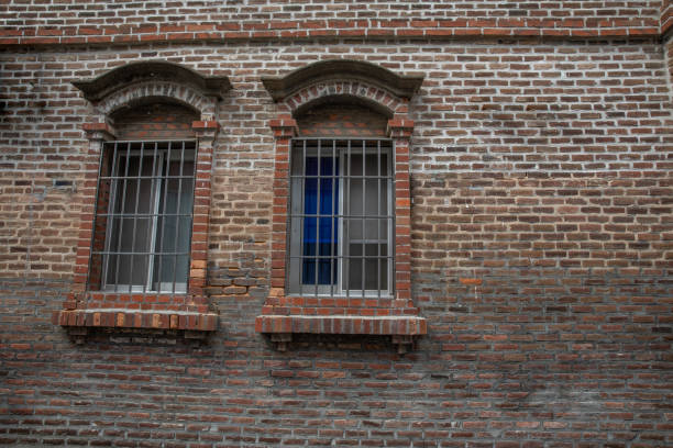 Old window units of the building