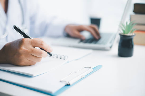 istock Concept business doctor education essential globalization, student learn and study in university and college to master knowledge needed travel global economy. book stethoscope for medical health care 2196942752