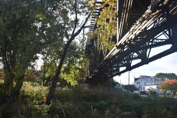 istock Woodland Truss Bridge 2196943480