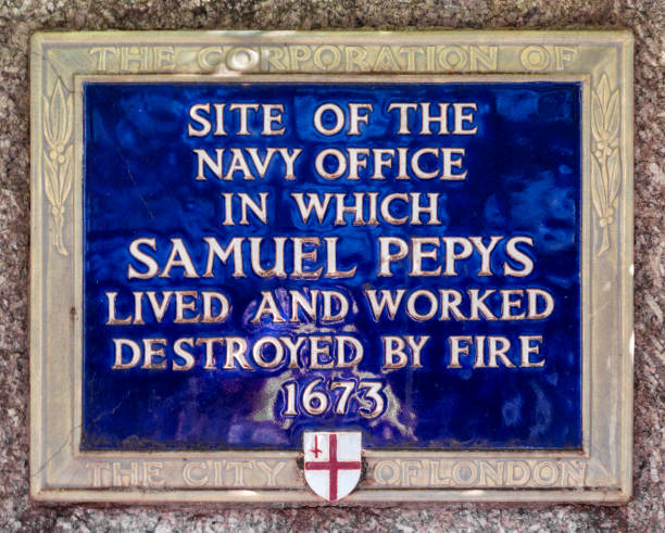 Site of Samuel Pepys' Navy Office - sign