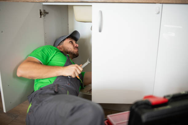 istock Experienced plumber fixing a clogged kitchen sink in a private home 2196943747
