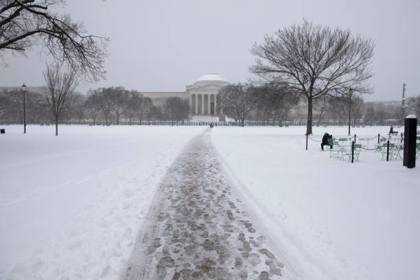 istock Congress district of Washington DC under snow 2196943800
