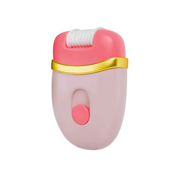 istock A rendering of an epilator for removing unwanted hair. Vector illustration on isolated white background 2196946502