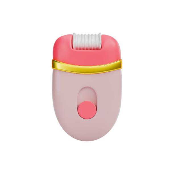 istock A rendering of an epilator for removing unwanted hair. Vector illustration on isolated white background 2196946508