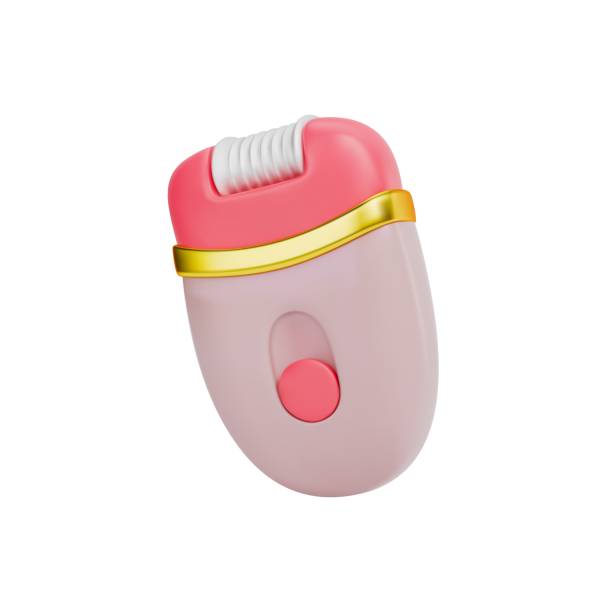 istock A rendering of a depilatory device for hair removal. Epilator. Vector illustration on isolated white background 2196946534