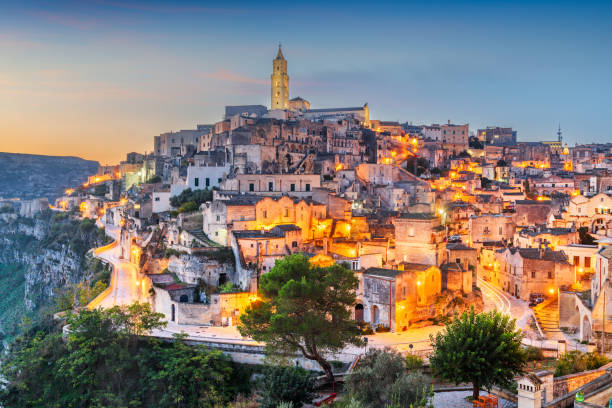 istock Matera, Italy Ancient Hilltop Town at Dawn 2196946780
