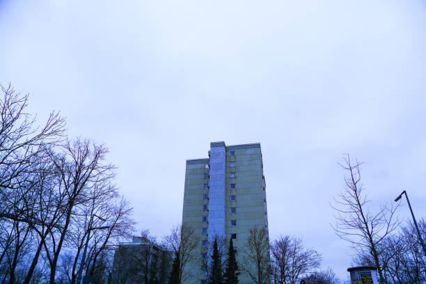 istock skyscraper in Germany, apartment, architecture, blue sky 2196951146