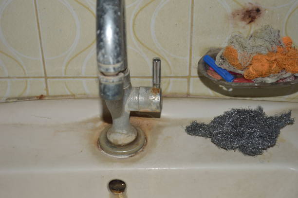 istock unhygienic  dirty basin for hand wash 2196959077
