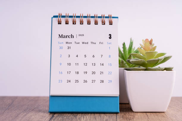 istock March 2025 desk calendar 2196959171