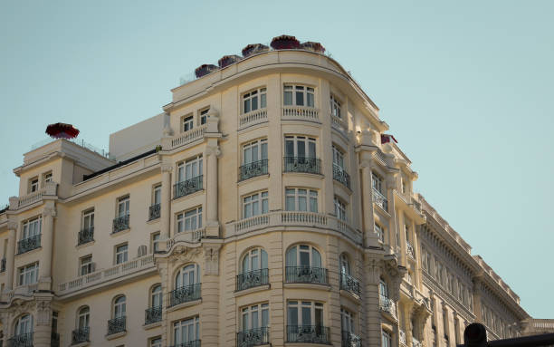 istock Horizontal view of building in Madrid 2196967391