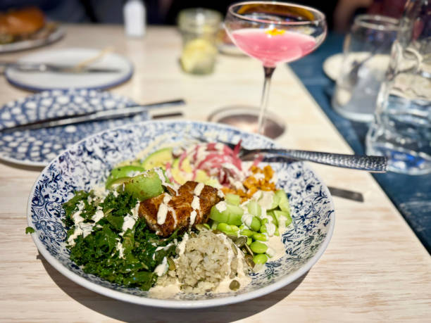 istock Ahi Bowl and a Pink Drink 2196969637