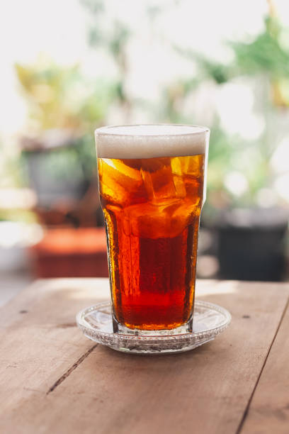 istock A refreshing glass of iced lychee tea on a wooden table 2196973802