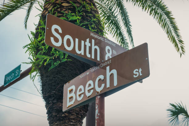 istock Fernandina Beach Historic District Florida Sign 2196974754