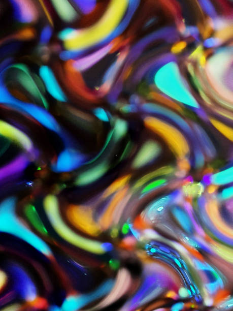 istock Abstract background of blurred colorful lights 2196977065