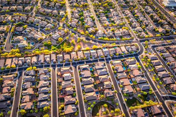 istock Phoenix Suburban Community Aerial 2196979342