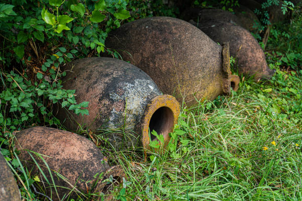istock Winemakers pottery known in Georgia as kvevri 2196982448