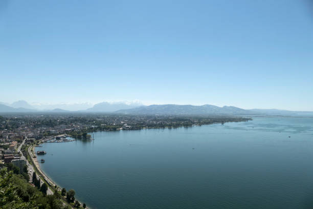 istock Panoramic view from Pfander mountain to lake Bodensee, Vorarlberg, Austria 2196984144
