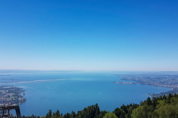istock Panoramic view from Pfander mountain to lake Bodensee, Vorarlberg, Austria 2196984300