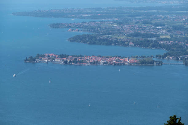 istock Panoramic view from Pfander mountain to lake Bodensee, Vorarlberg, Austria 2196984352