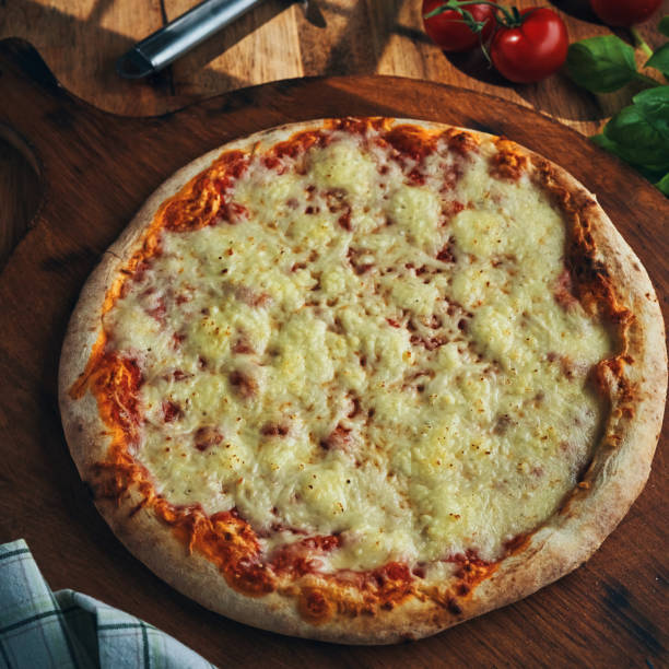 istock Pizza Margharita with Fresh Basil 2196985733