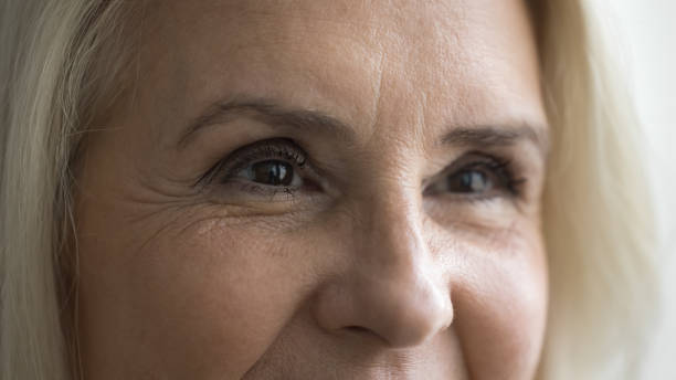 istock Closeup shot mature female looking into distance 2196986677