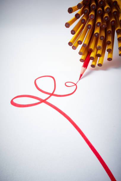 Pencils, the uniqueness of the individual in Golden, Colorado, United States