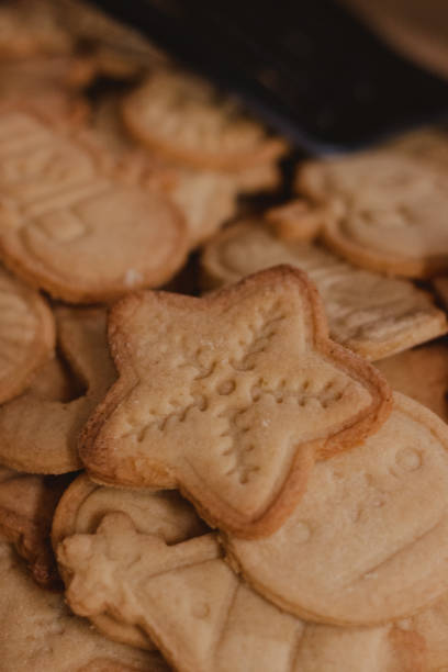 istock Close-Up of Star-Shaped Cookies 2196989009