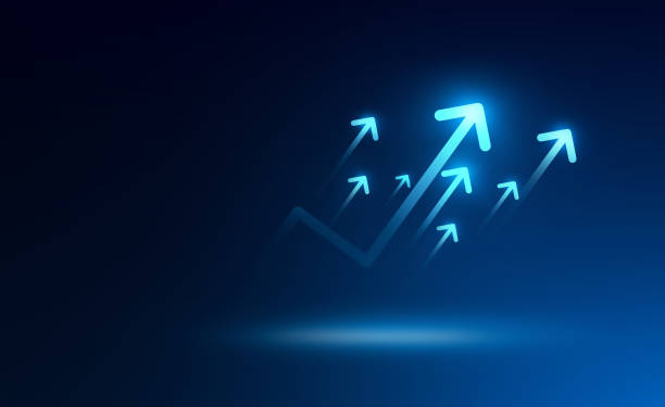 istock Digital financial chart indicators, stock market business and exchange financial growth graph.Profit economy trade,virtual chart technology or marketing strategy graph. 2196993527
