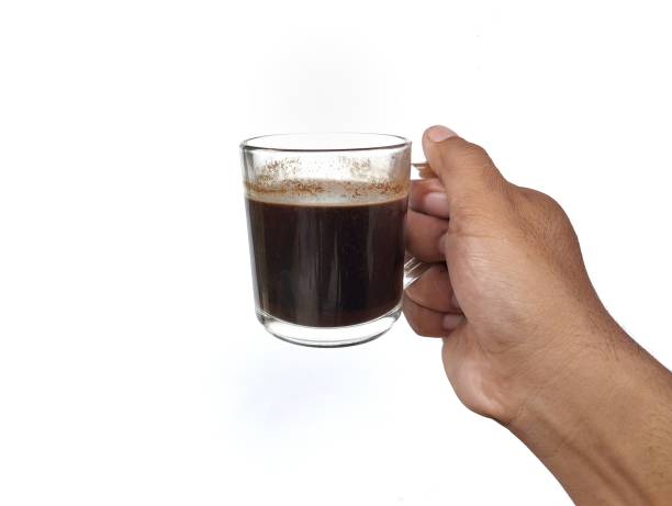 istock Hand holding A cup of black coffee 2196994511
