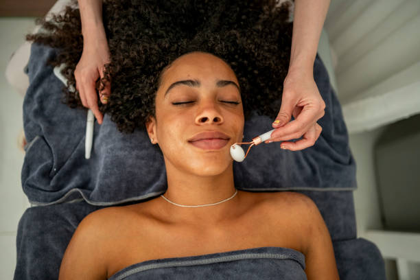 istock Relaxing Facial Massage at a Spa 2197004466