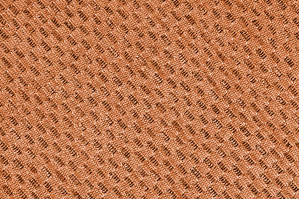 Scarlet red woven cloth textile texture background, high resolution