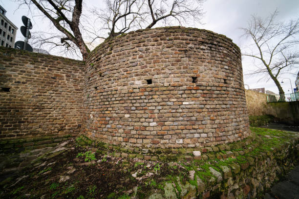 roman city wall with the lysolph tower