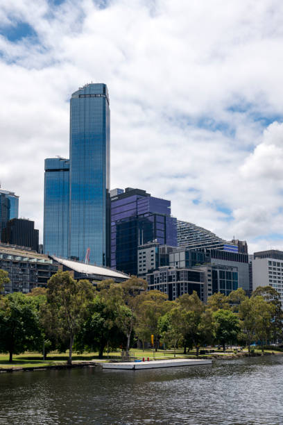 Yarra River and Downtown Melbourne, Australia
