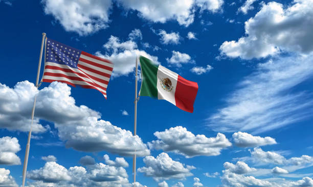istock usa united state america mexico flags 2197020665