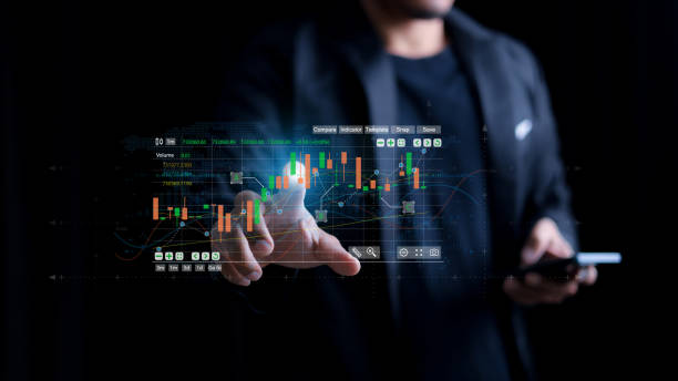 istock Businessman analyzing forex trading graph financial data. Business finance background.business finance technology and investment concept. Stock Market Investments Funds and Digital Assets. 2197026430