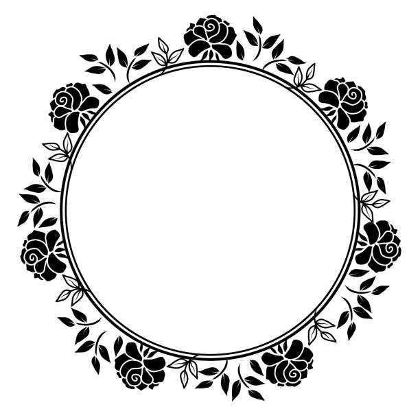 Rounded Roses Design 12,900+ Round Frame With Roses Stock Photos, Pictures & Royalty-Free ...