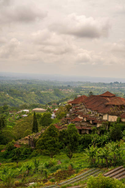 istock An abandoned luxury hotel complex nestled in Bali's highlands, featuring distinctive red-tiled roofs and terraced architecture 2197034792