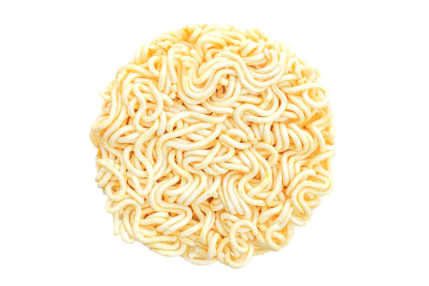 istock Asian instant ramen noodles isolated on white background 2197039695