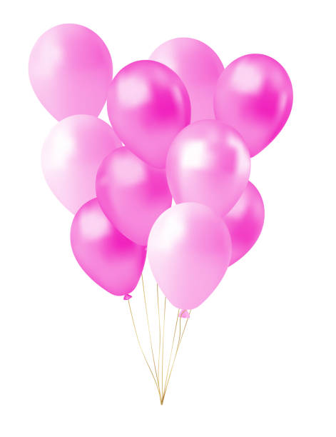 istock Bunch of colorful balloons isolated on transparent background. Vector illustration. 2197039809